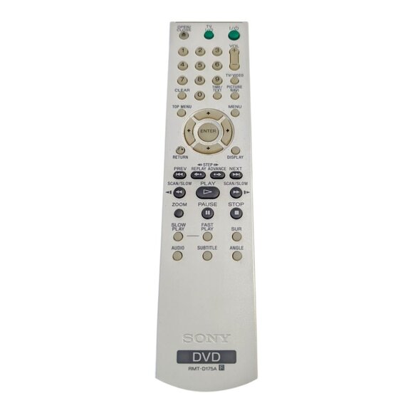 Genuine Sony RMT-D175A Remote Control for DVD DVP-NS57P DVP-CX995V - Tested - Picture 1 of 7